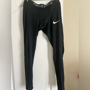 Black L Nike pro compression pants